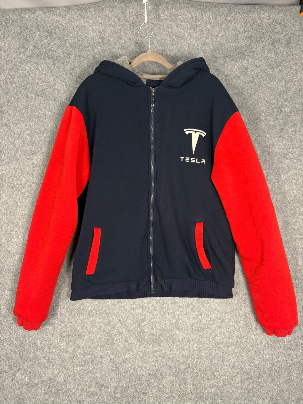 Tesla XXL Fleece Lined Colorblock Full Zip Jacket